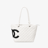 Elegant Leather CC Shopper Tote