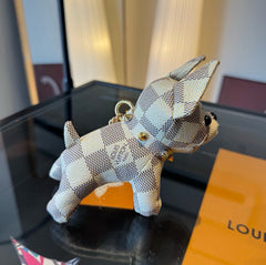 Checkered Puppy Bag Accessory