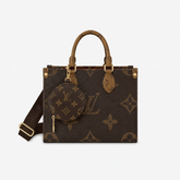 Classic Dual-Color Leather Tote Bag