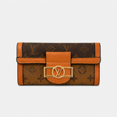 Leather Monogram Wallet