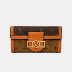 Leather Monogram Wallet