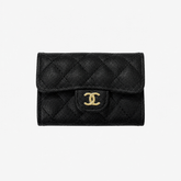 Compact Leather CC Mini Wallet