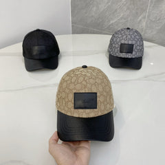 Monogram Black Brim Travel Hat