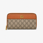 Leather GG Long Zip Wallet