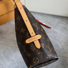 Leather Hobo Shoulder Bag