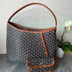 Brown Canvas Tote Bag