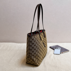 Brown Canvas Tote Bag