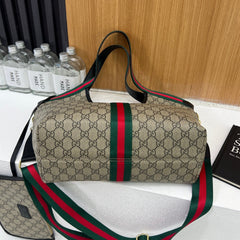 Canvas GG Tote Bag with Mini Pouch