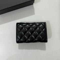 Compact Leather CC Mini Wallet