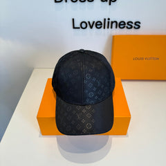 Monogram Black Casual Hat