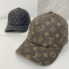 Brown Monogram Streetwear Hat