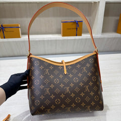 Leather Shoulder Bag Set