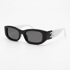 Slim Frame CC  Contrast White Arms Sunglasses