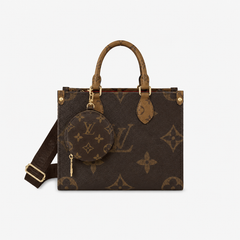 Classic Dual-Color Leather Tote Bag