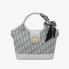Gray CD Monogram Travel Handbag
