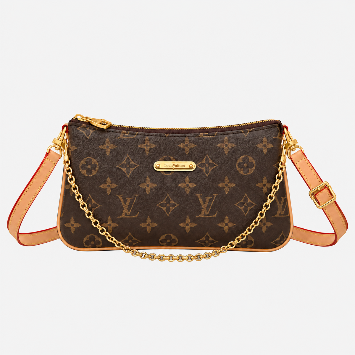 Brown Leather Crossbody Bag