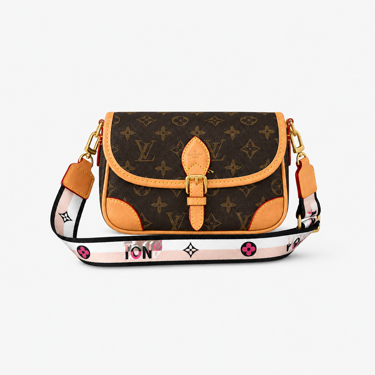 Brown  Monogram Leather Bag