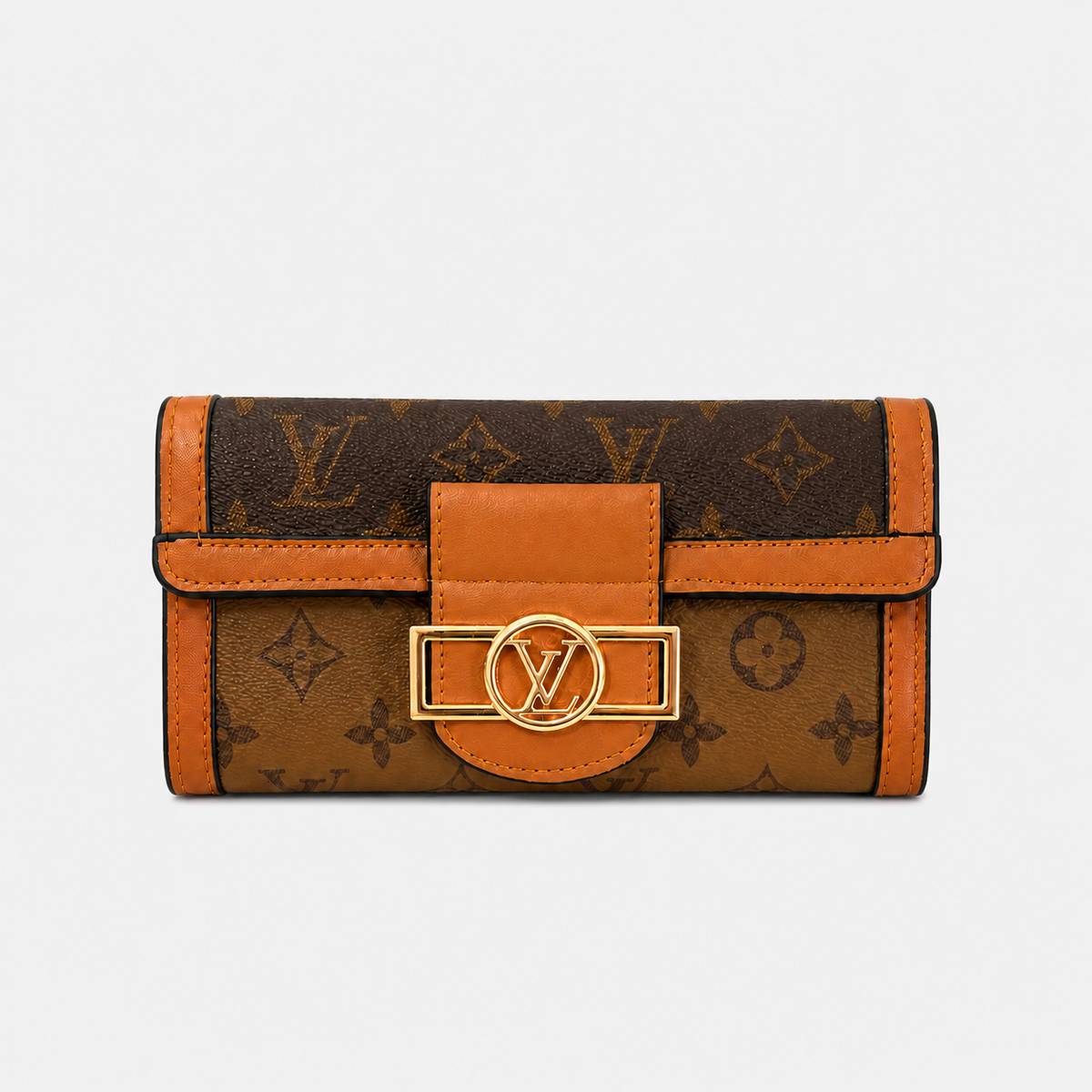Leather Monogram Wallet