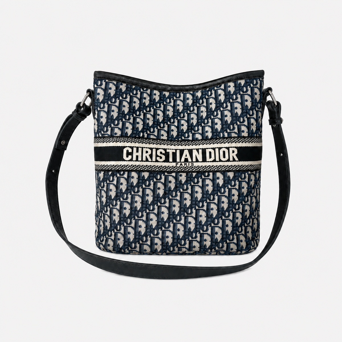Vintage Blue Canvas Tote Bag Set