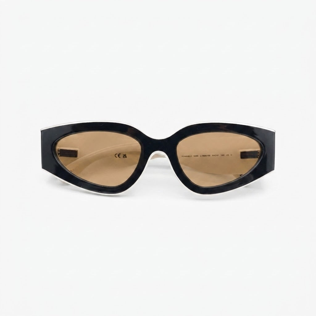 Vintage Sporty CC  Wide Temples Sunglasses