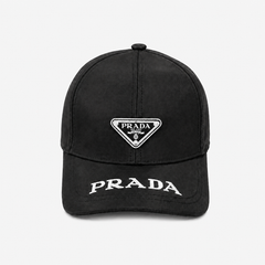 Black PR Curved Brim Travel  Hat