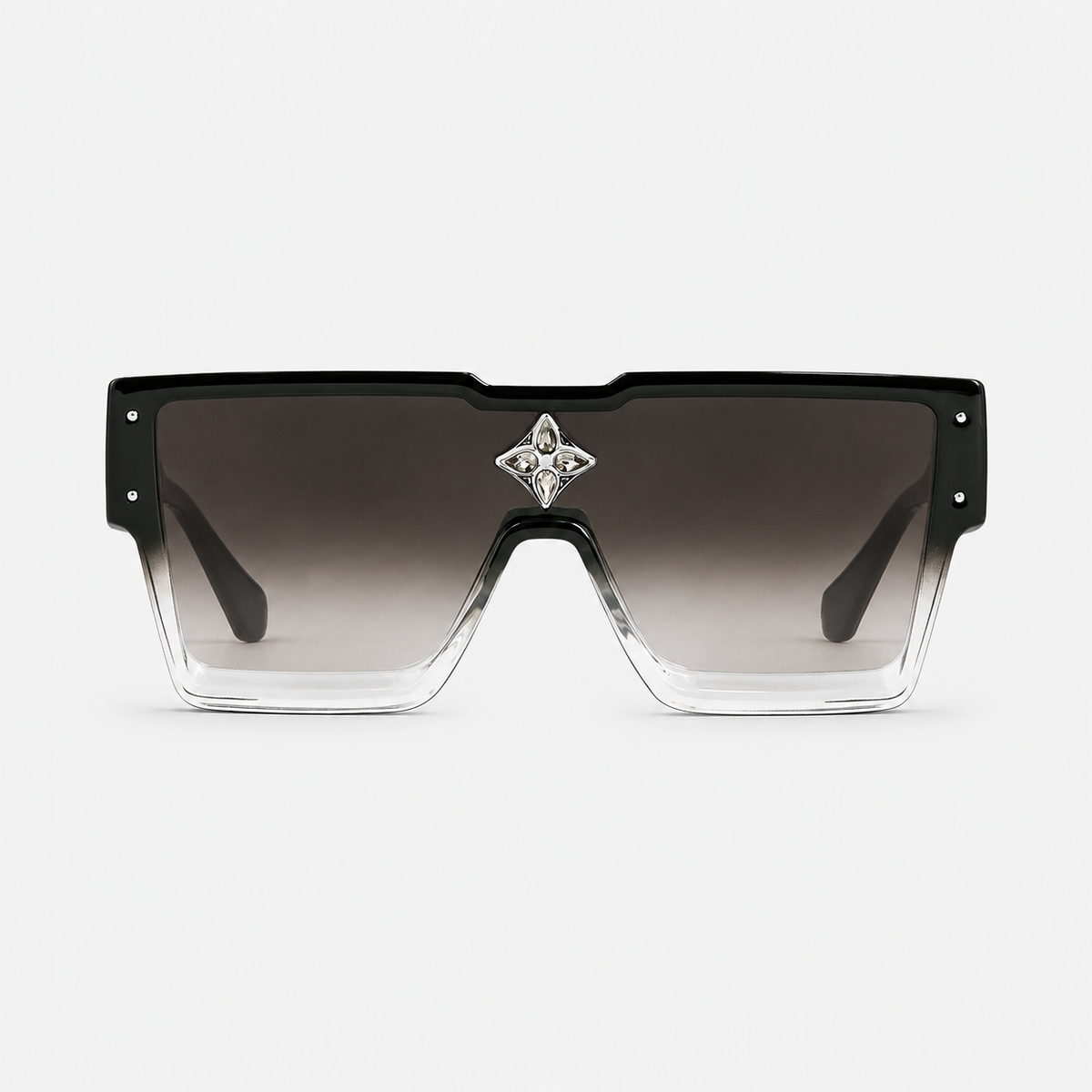 Oversized Gradient Shield Sunglasses