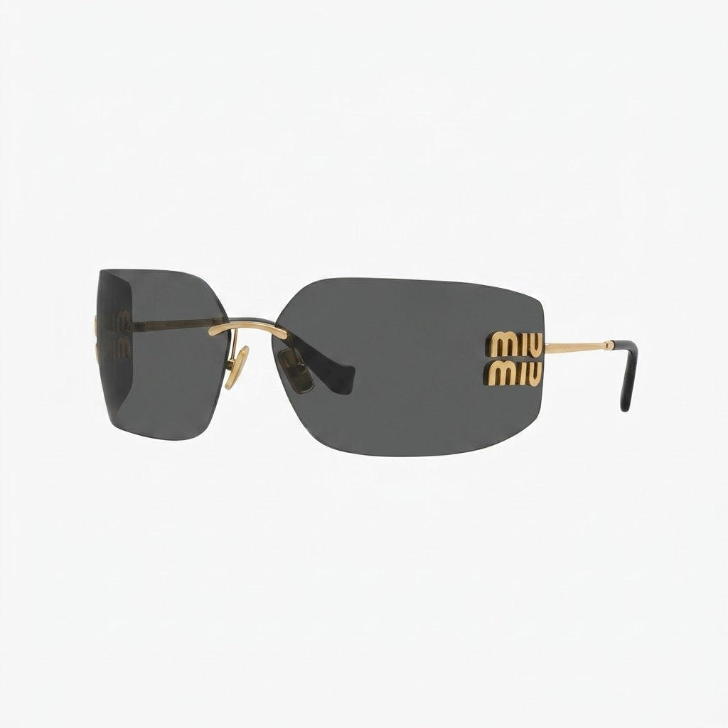 Fashion Rimless Dark Lenses Sunglasses
