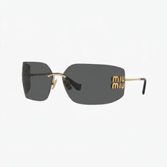 Fashion Rimless Dark Lenses Sunglasses