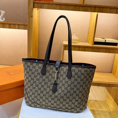Brown Canvas Tote Bag