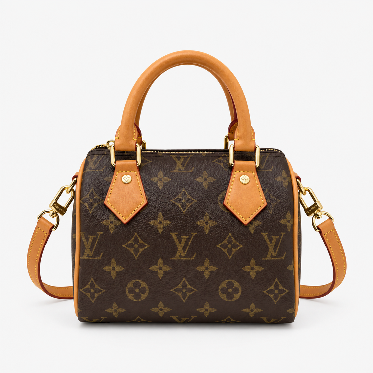 Brown Top Handle Bag