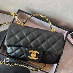 Luxury Black Flap Bag
