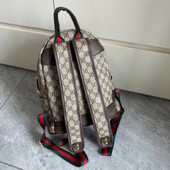 Brown  Canvas Monogram GG Casual Backpack
