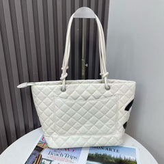 Elegant Leather CC  Shopper Tote
