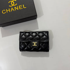 Compact Leather CC Mini Wallet