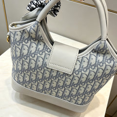 Gray CD Monogram Travel Handbag