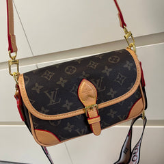 Brown  Monogram Leather Bag
