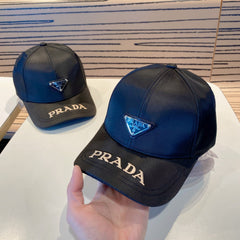 Black PR Curved Brim Travel  Hat