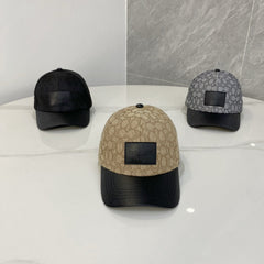 Monogram Black Brim Travel Hat