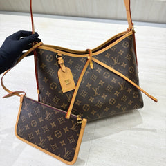 Leather Shoulder Bag Set